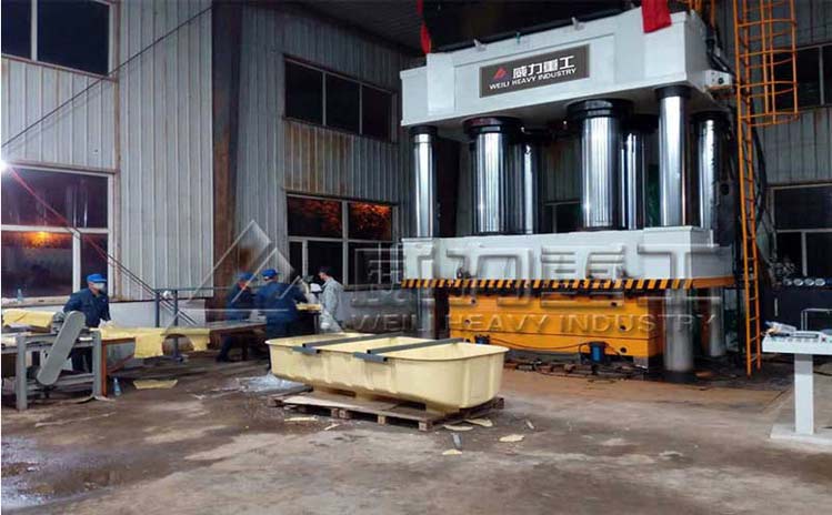 SMC模壓化糞池液壓機YW32-2500T